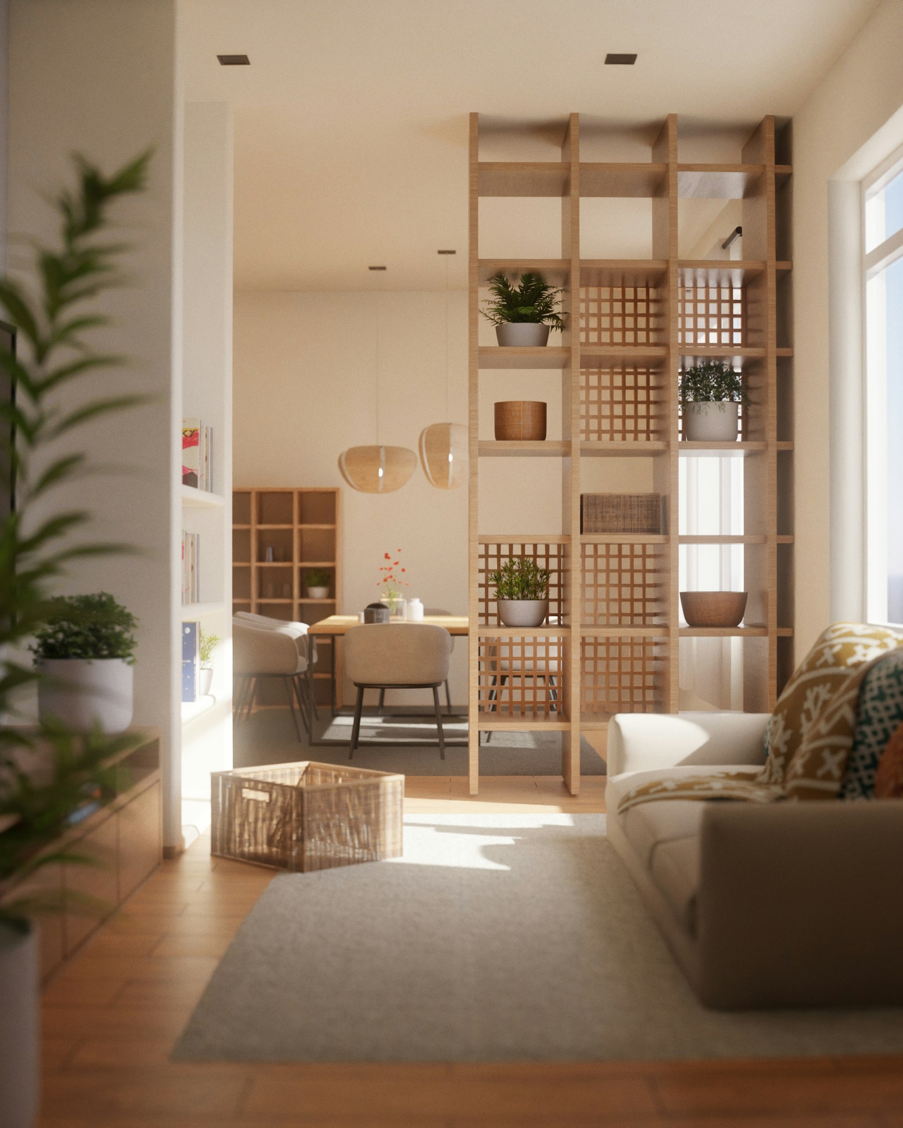 Reforma integral de vivienda con luz natural y madera